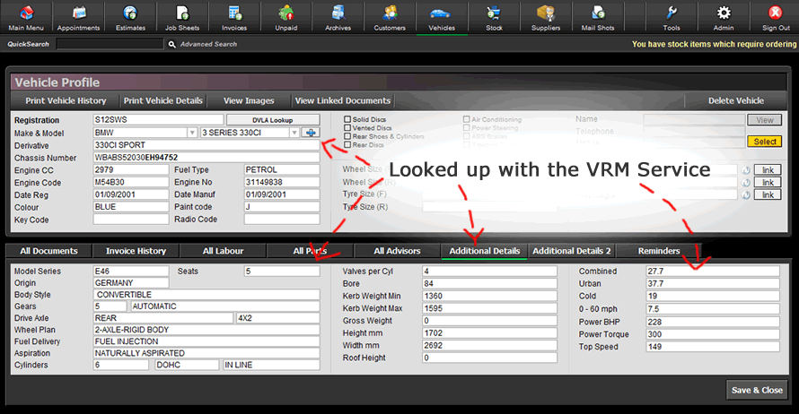 vrm look ups